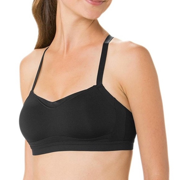 Moving Comfort Black and Pink Fine Form Bra - Picture 5 of 11